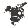 Icono mapa Estados Unidos, Canadá y México | Nearshoring | Kelly Services México