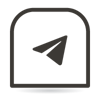 Ícono de compartir página de candidatos Kelly Services en Telegram